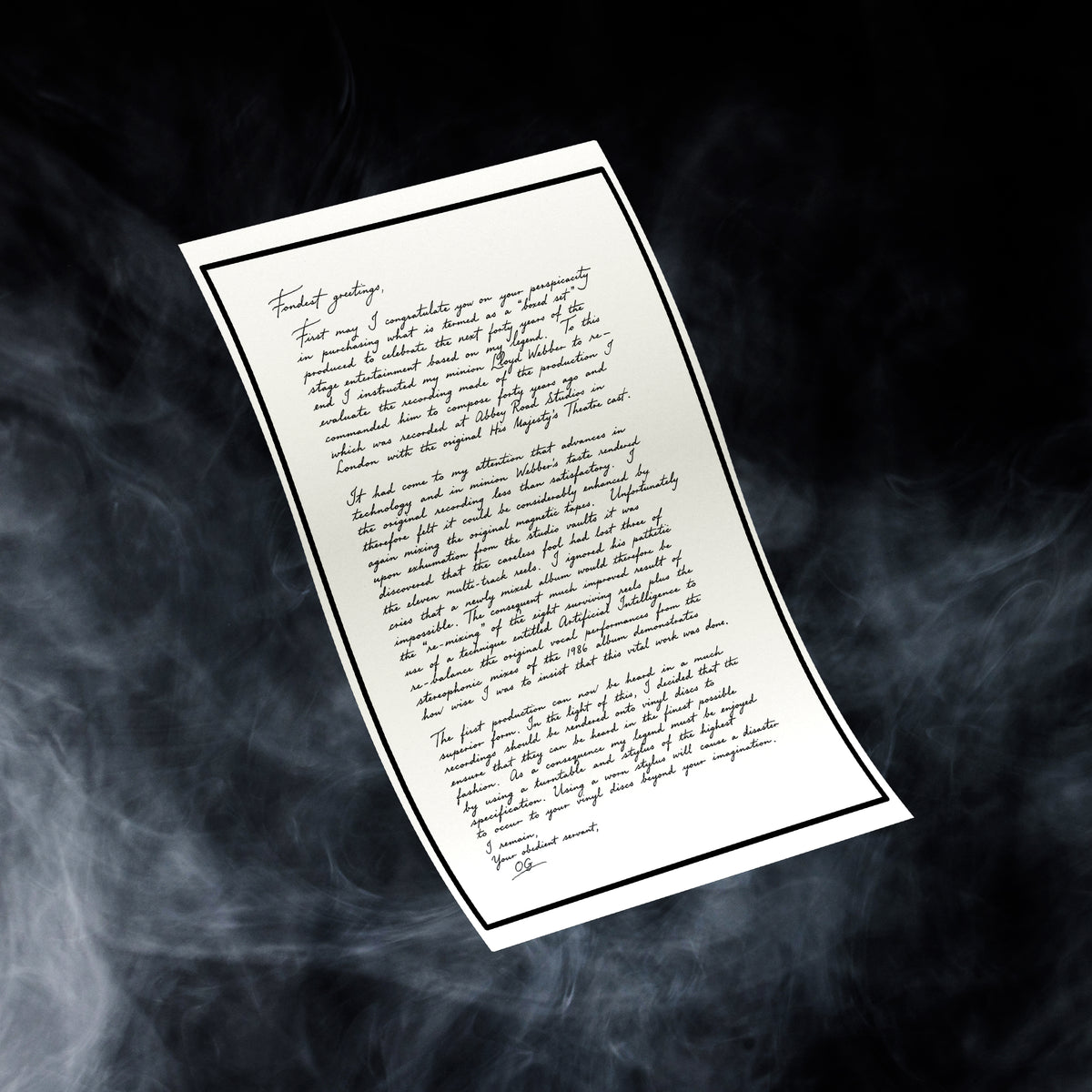 PHANTOM OF THE OPERA - A COLLECTOR’S PIECE INDEED