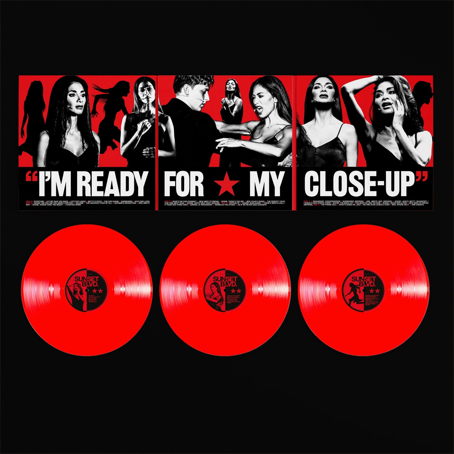 SUNSET BLVD. The Album (Limited Nicole Scherzinger Edition) | 3xTransparent Red Vinyl